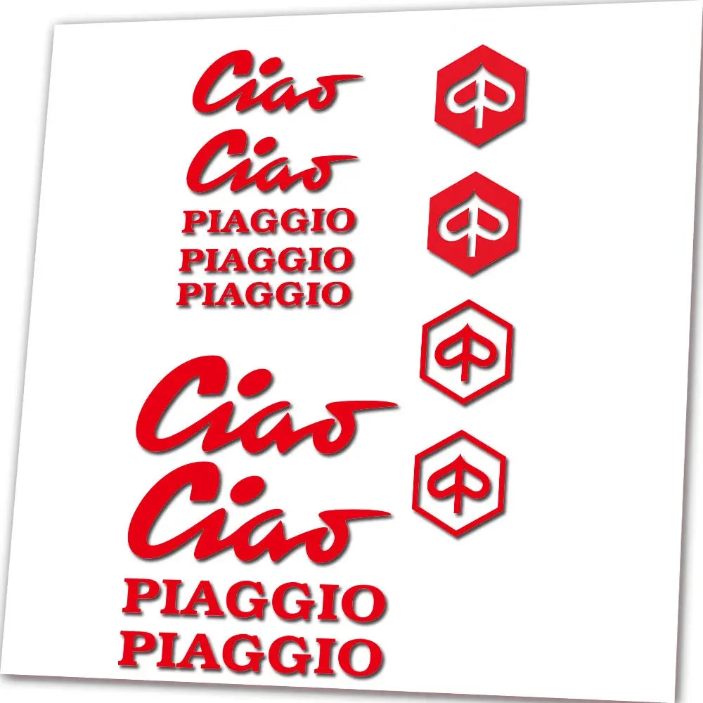 Piaggio Ciao klistermärkesark
