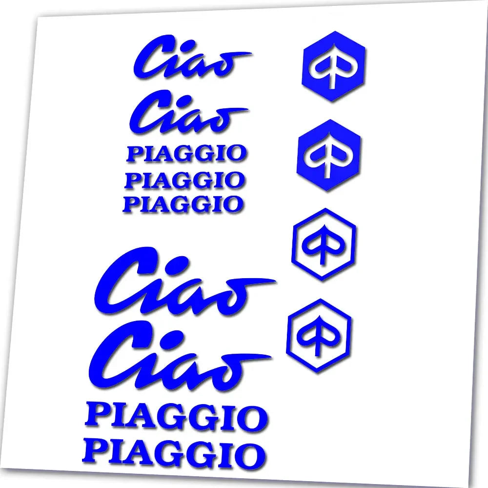 Piaggio Ciao klistermärkesark